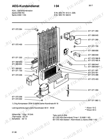 Схема №1 S2492 KG GB с изображением Контейнер для холодильника Aeg 8996710723942